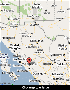 Mateos Mexico Lake Map