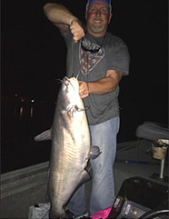 Blue Catfish from Lake Neely Henry in Alabama