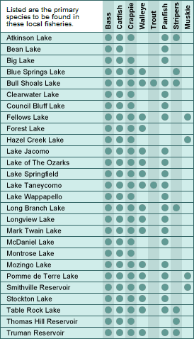 Stockton Lake Depth Chart