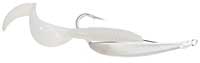 Johnson Silver Minnow Spoon with a curly tail grub