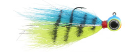 Hair jigs for walleye fishing