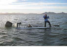 Swamped Boat on Oviachic