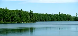 The Adirondac Lakes offer a beautiful setting for great fishing.