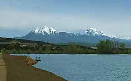 Lathrop State Park Lake, CO